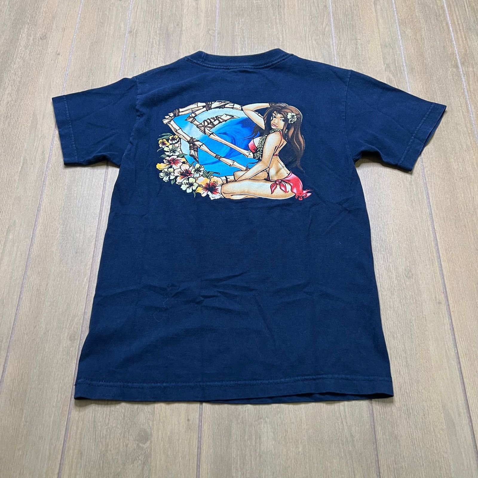Vintage Y2K Lost Enterprises Surf Graphic T Shirt Mens Small Navy Size US S / EU 44-46 / 1 - 7 Thumbnail