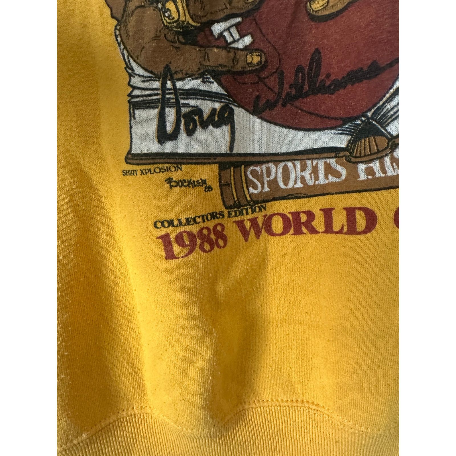 NFL × Vintage Vintage 1988 Washington Redskins Super Bowl Crewneck - Large Size US L / EU 52-54 / 3 - 3 Thumbnail