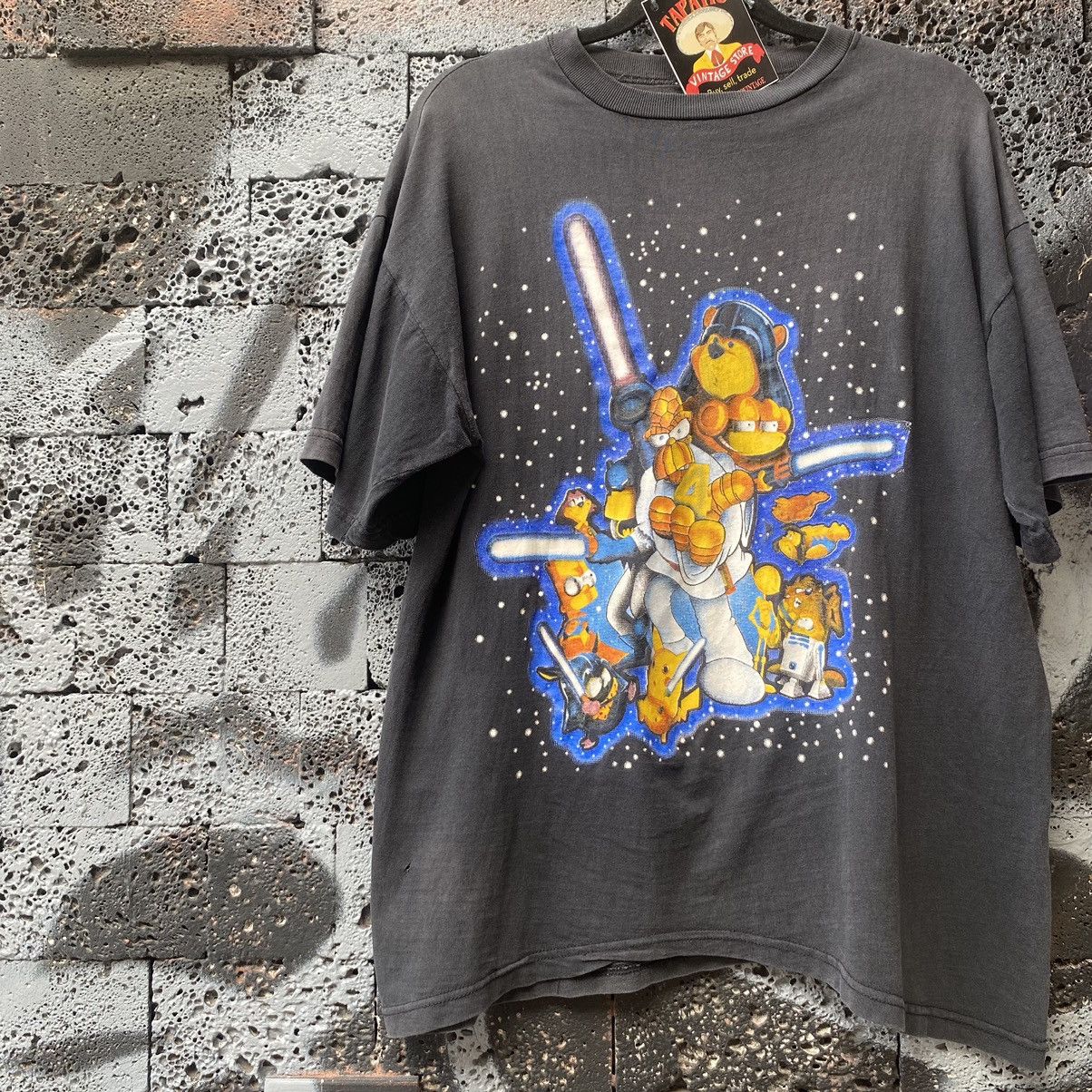 T-shirt Vintage Années 90 Bart Simpson Spider-Man - Marvel, Taille XL, Noir