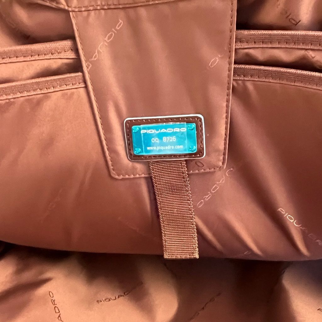 Piquadro Piquadro Leather Rolling Carry-On Cabin Suitcase Brown Size ONE SIZE - 20 Thumbnail
