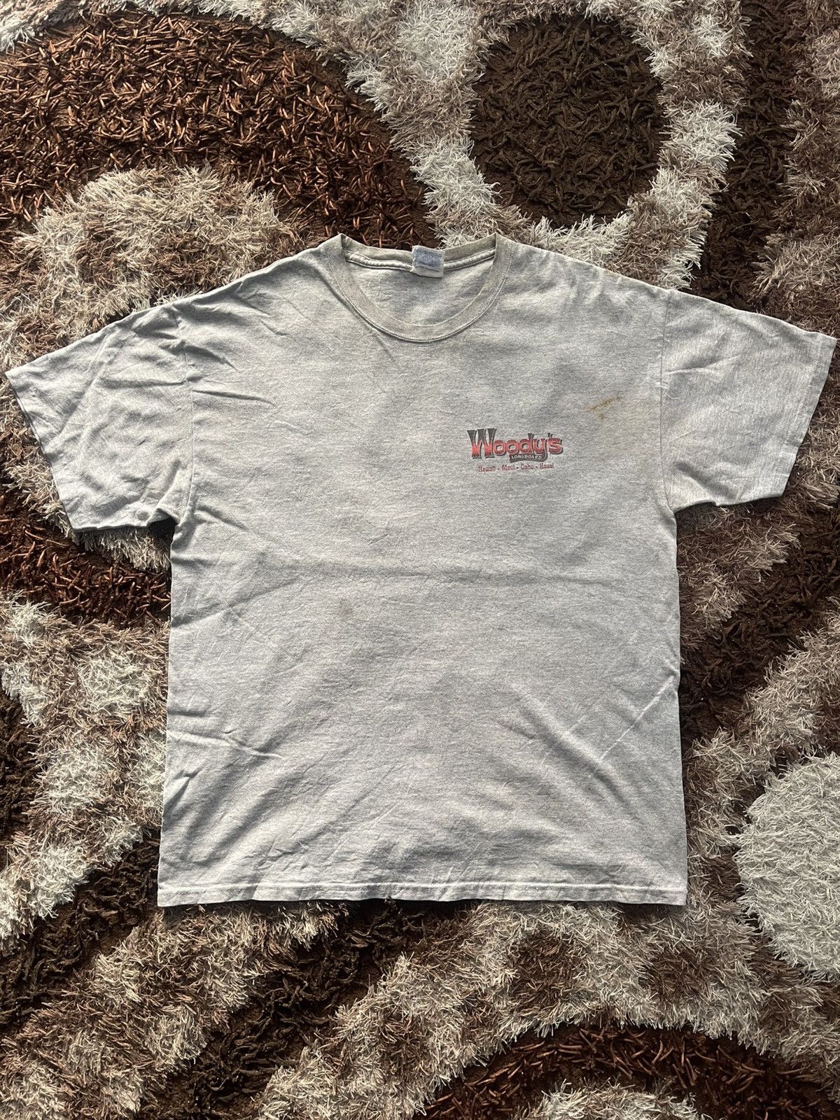 Vintage VINTAGE WOODY’S LONGBOARD HAWAII TEE VERY RARE Size US L / EU 52-54 / 3 - 6 Thumbnail