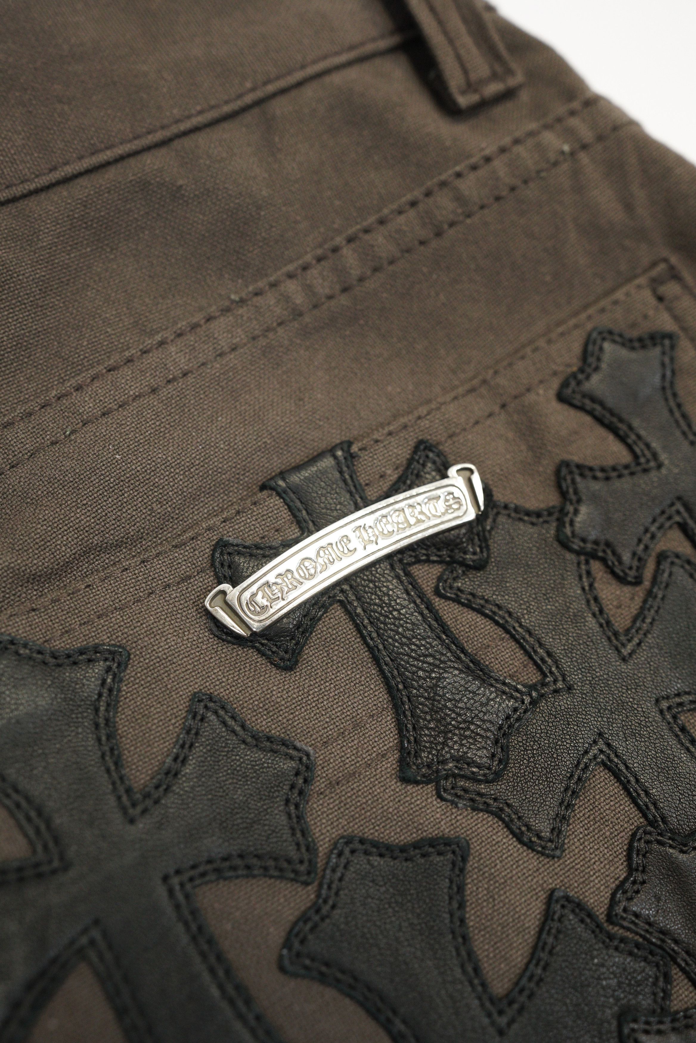 Chrome Hearts Chrome Hearts 'Brown' 13 Patch Work Pants - 38 Size US 38 / EU 54 - 16 Thumbnail