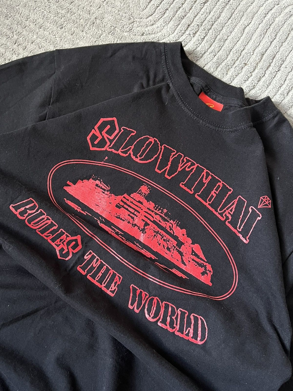 Corteiz Slowthai "Rules The World" Graphic Shirt — Official Merch Size US M / EU 48-50 / 2 - 2 Thumbnail