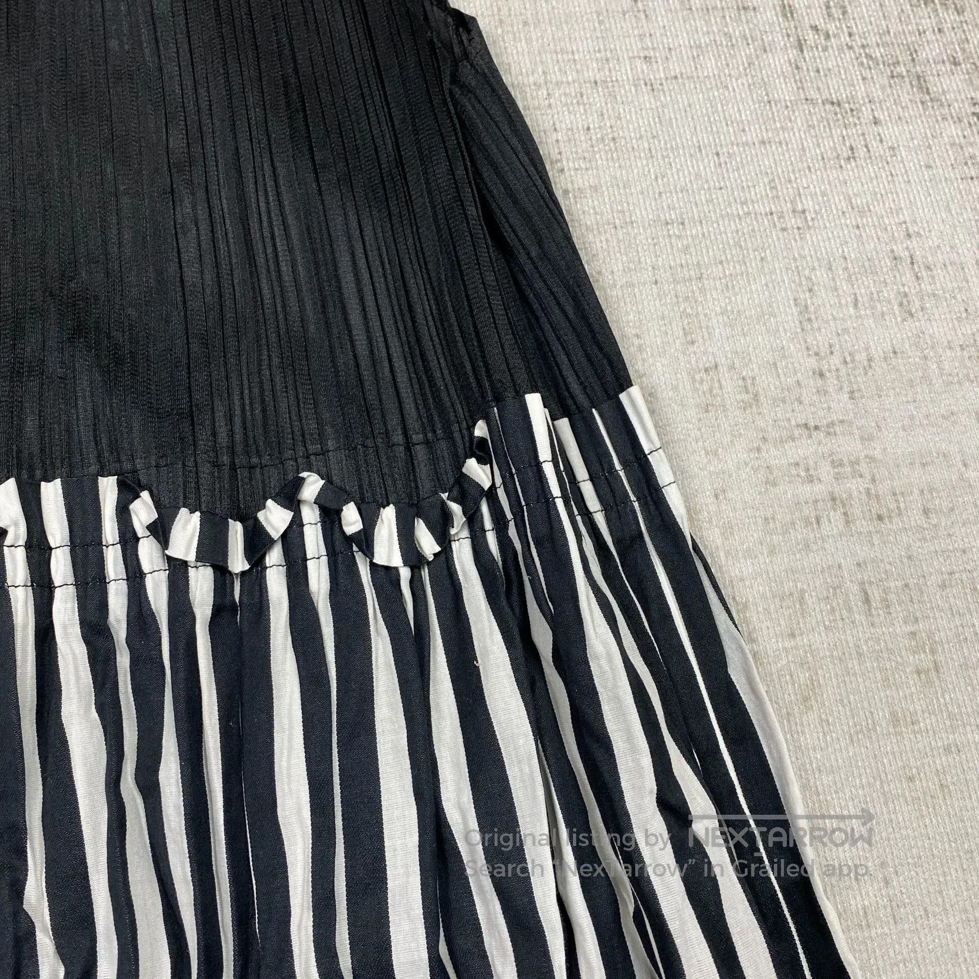 Pleats Please Issey Miyake Issey Miyake Pleats Please Striped Dress. Size L / US 10 / IT 46 - 7 Thumbnail