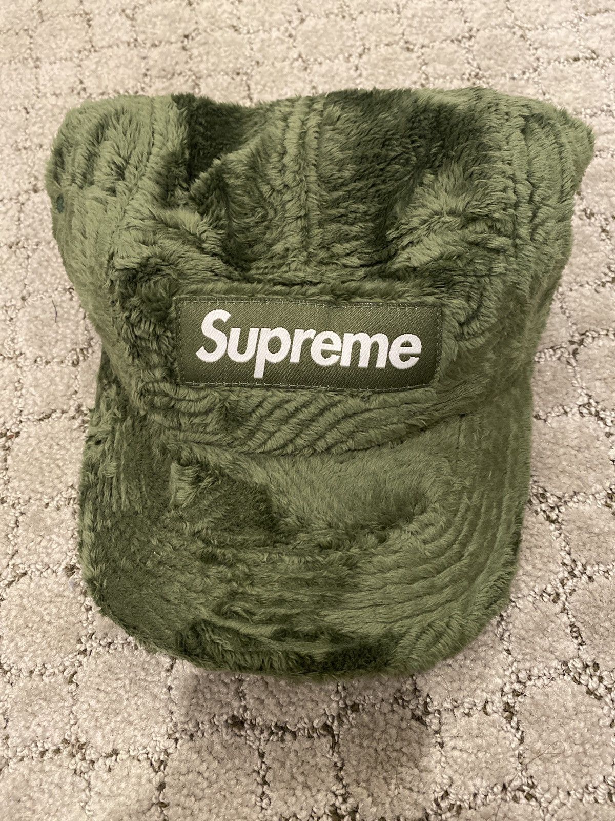 Supreme Supreme shaved fleece camp cap Size ONE SIZE - 1 Thumbnail