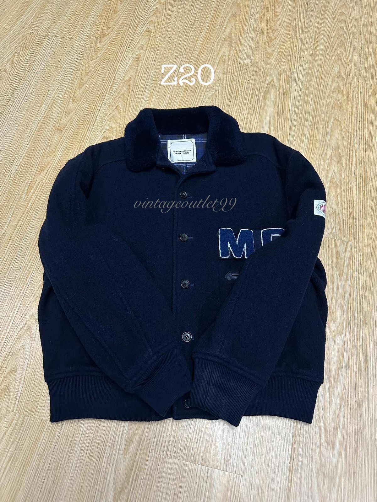 Mademoiselle Non Non Vtg Mademoiselle Non Non Wool Boxy Crop Jacket Z20 Size US S / EU 44-46 / 1 - 18 Thumbnail