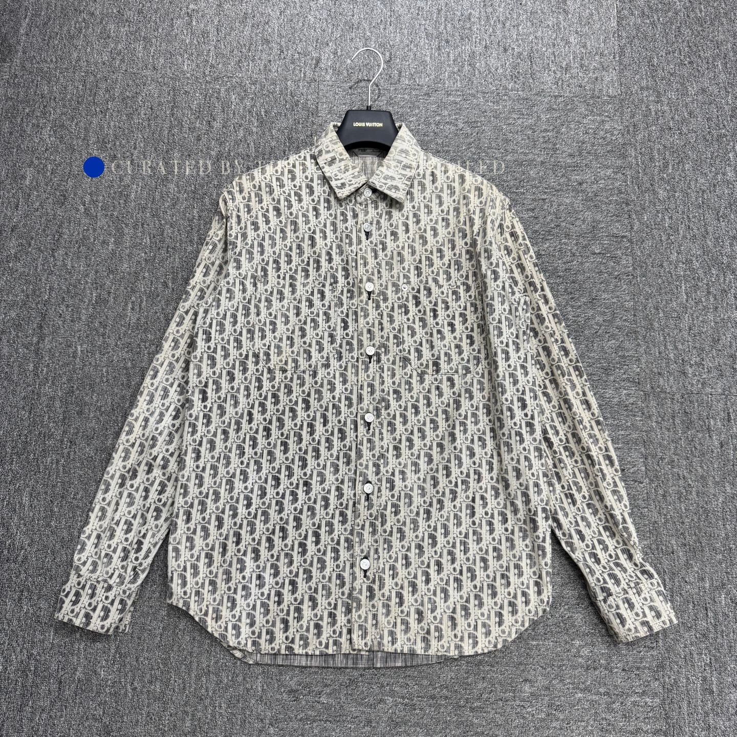 Dior All-over Print Denim Shirt in Multi Size US XS / EU 42 / 0 - 1 Thumbnail