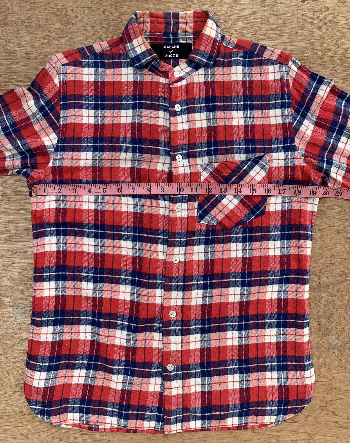 CABANE de ZUCCa ZABANE de ZUCCA Plaid Tartan Flannel Shirt Size US M / EU 48-50 / 2 - 15 Thumbnail