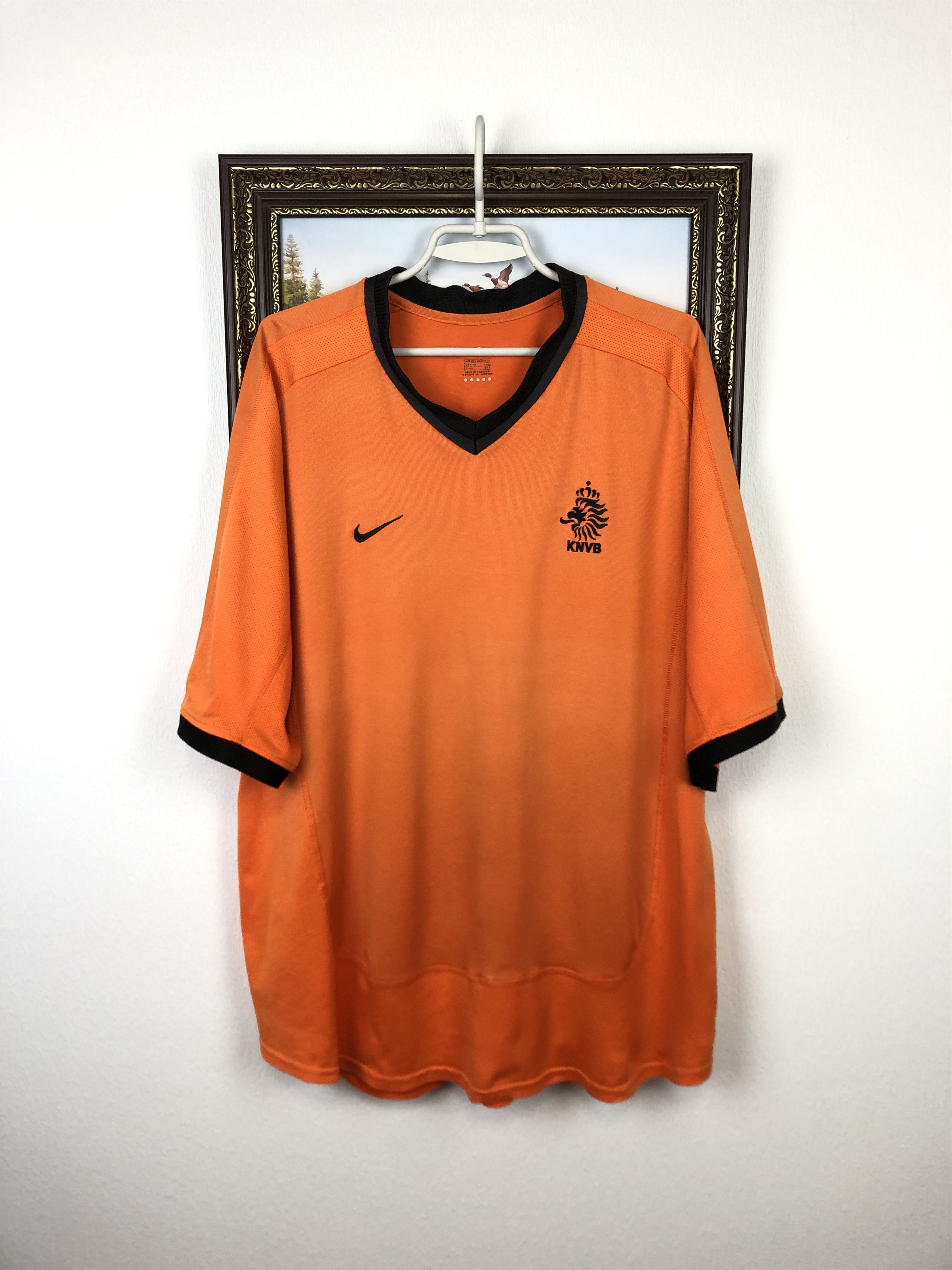Nike Netherlands Holland Home football shirt 2000 Soccer Nike Size US XXL / EU 58 / 5 - 1 Thumbnail