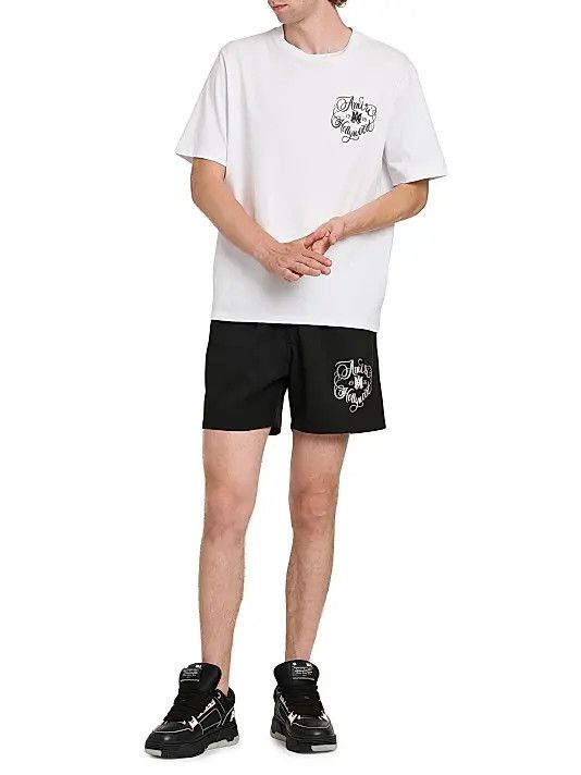 Amiri os11x0326 Hollywood Swim Shorts in Black Size US 36 / EU 52 - 2 Thumbnail