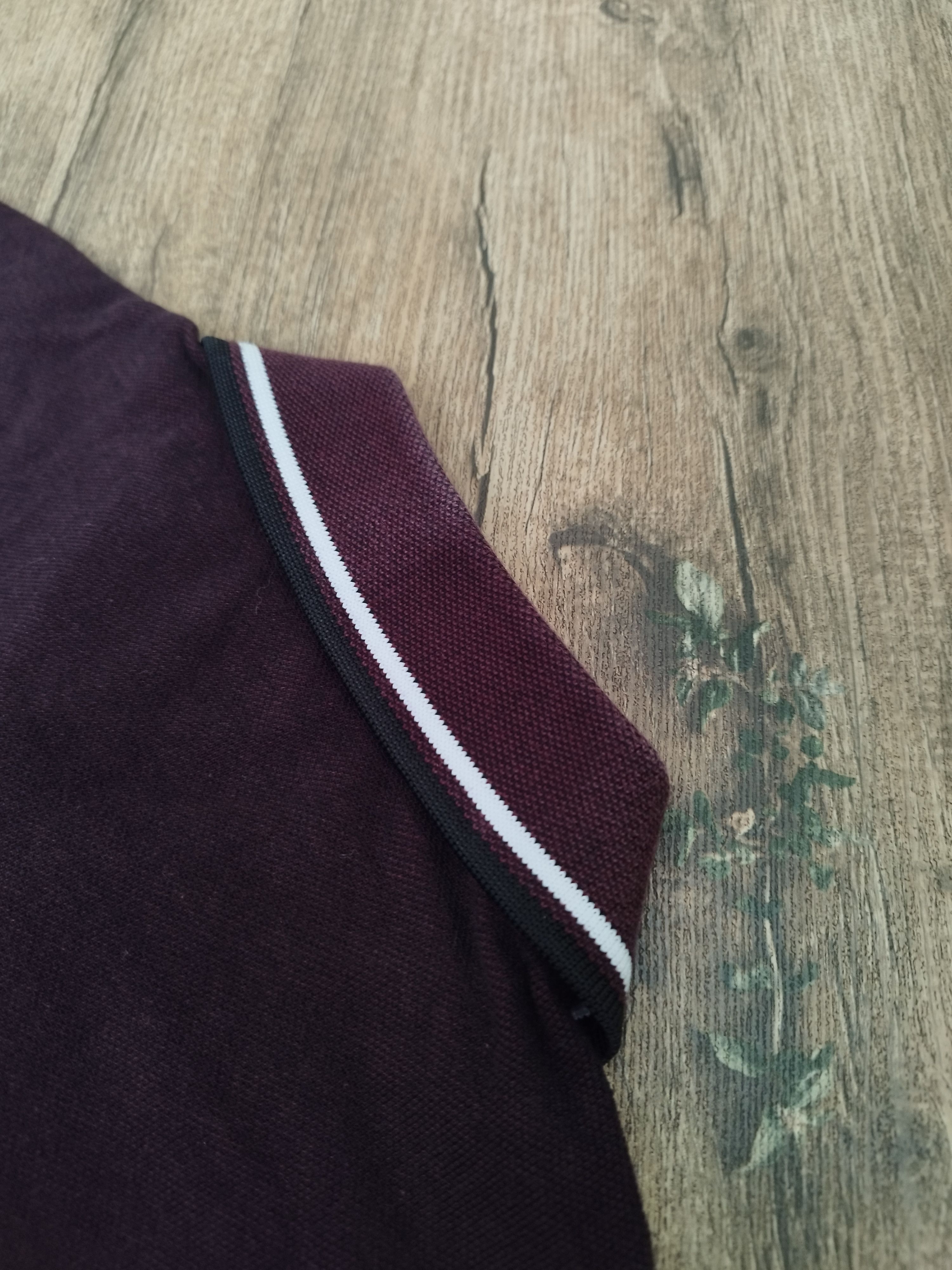 Fred Perry Classic Fred Perry Twin Tipped Polo Shirt - Burgundy Size US S / EU 44-46 / 1 - 9 Thumbnail