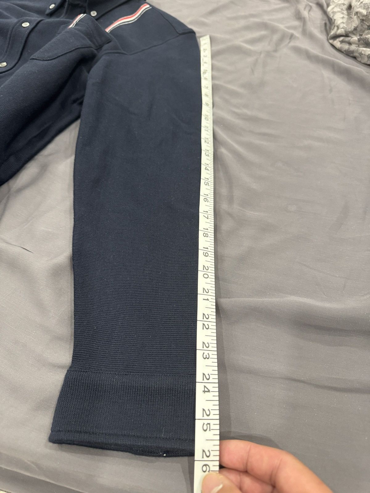 Thom Browne Thom Browne RWB-stripe cotton shirt jacket Size US S / EU 44-46 / 1 - 10 Thumbnail