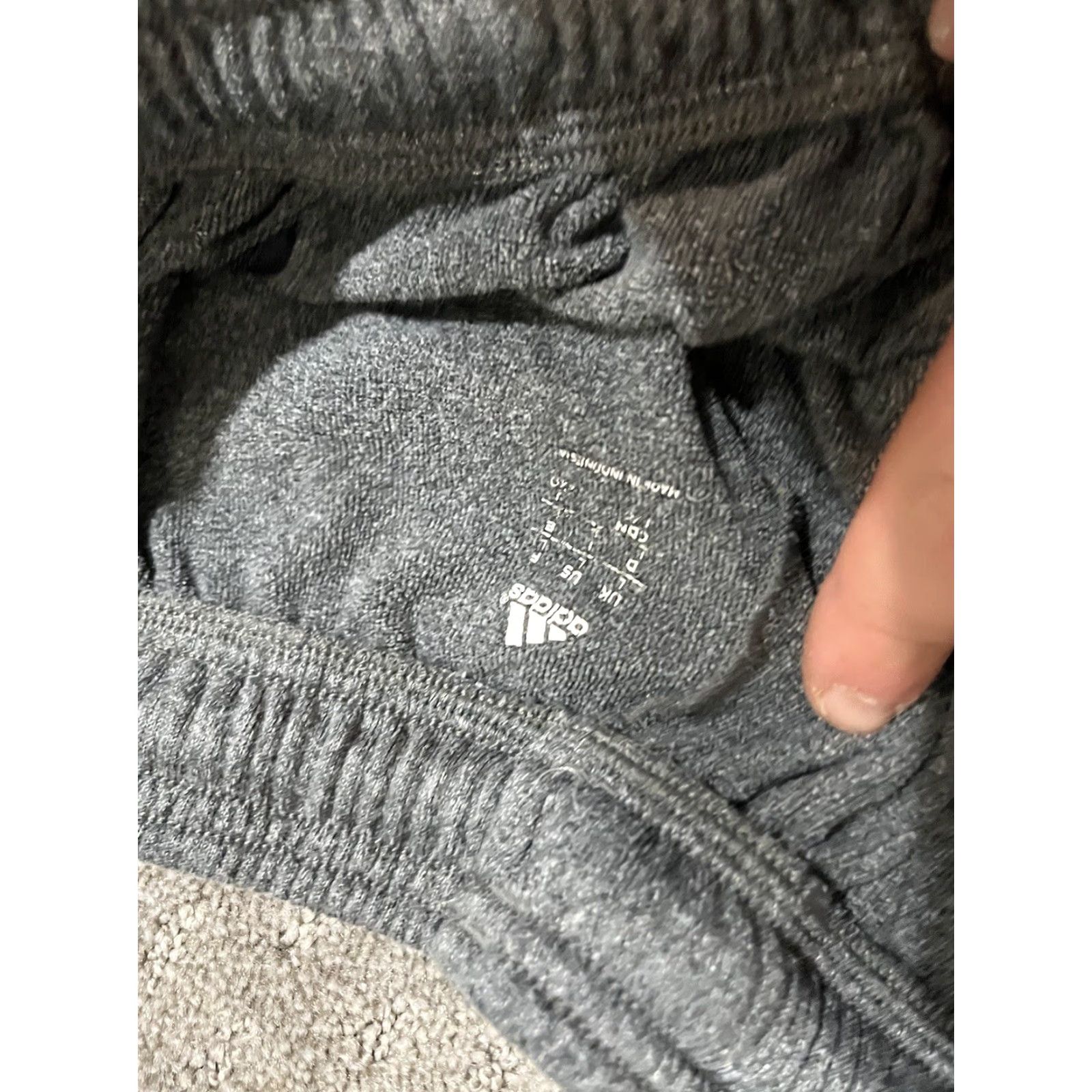 Adidas adidas Track Pants Men’s Tricot Tapered 3 Stripe Gray Size L Mens Size US 33 - 5 Thumbnail