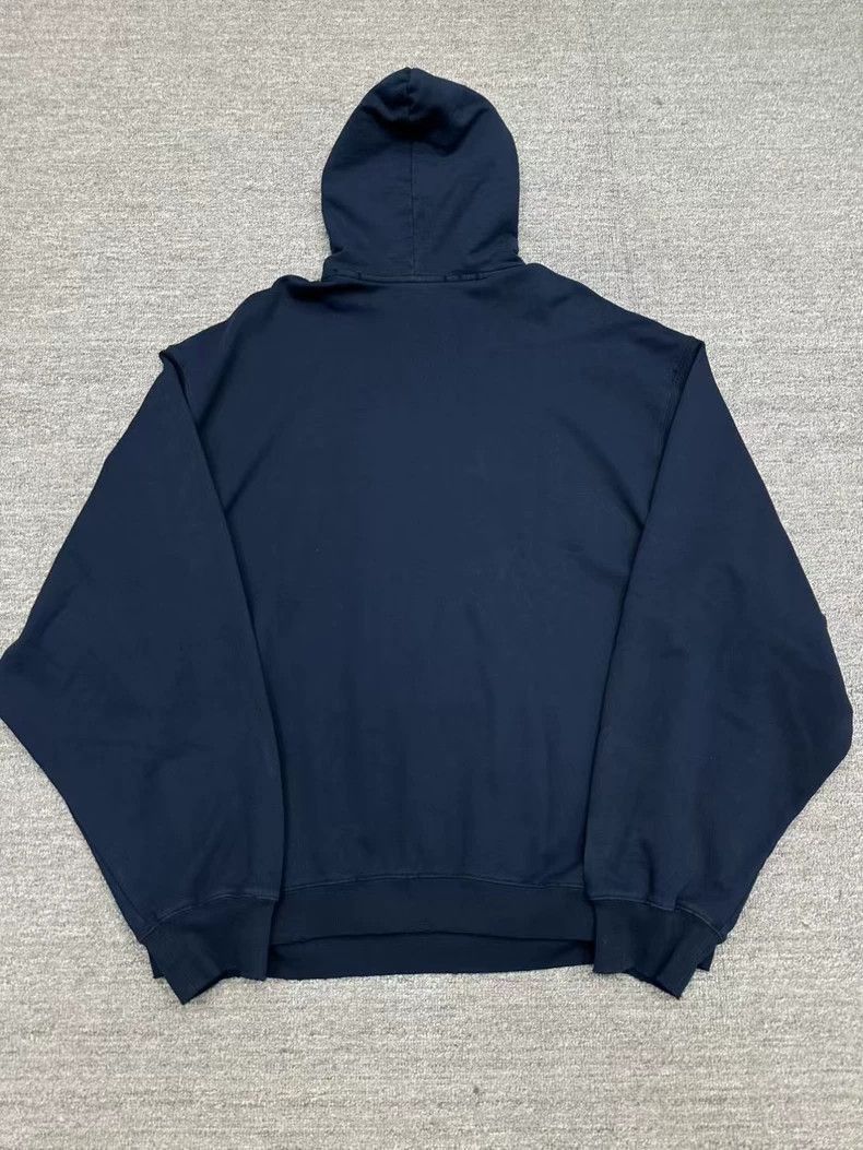 Balenciaga Balenciaga Distressed Logo Hoodie Size US S / EU 44-46 / 1 - 2 Thumbnail