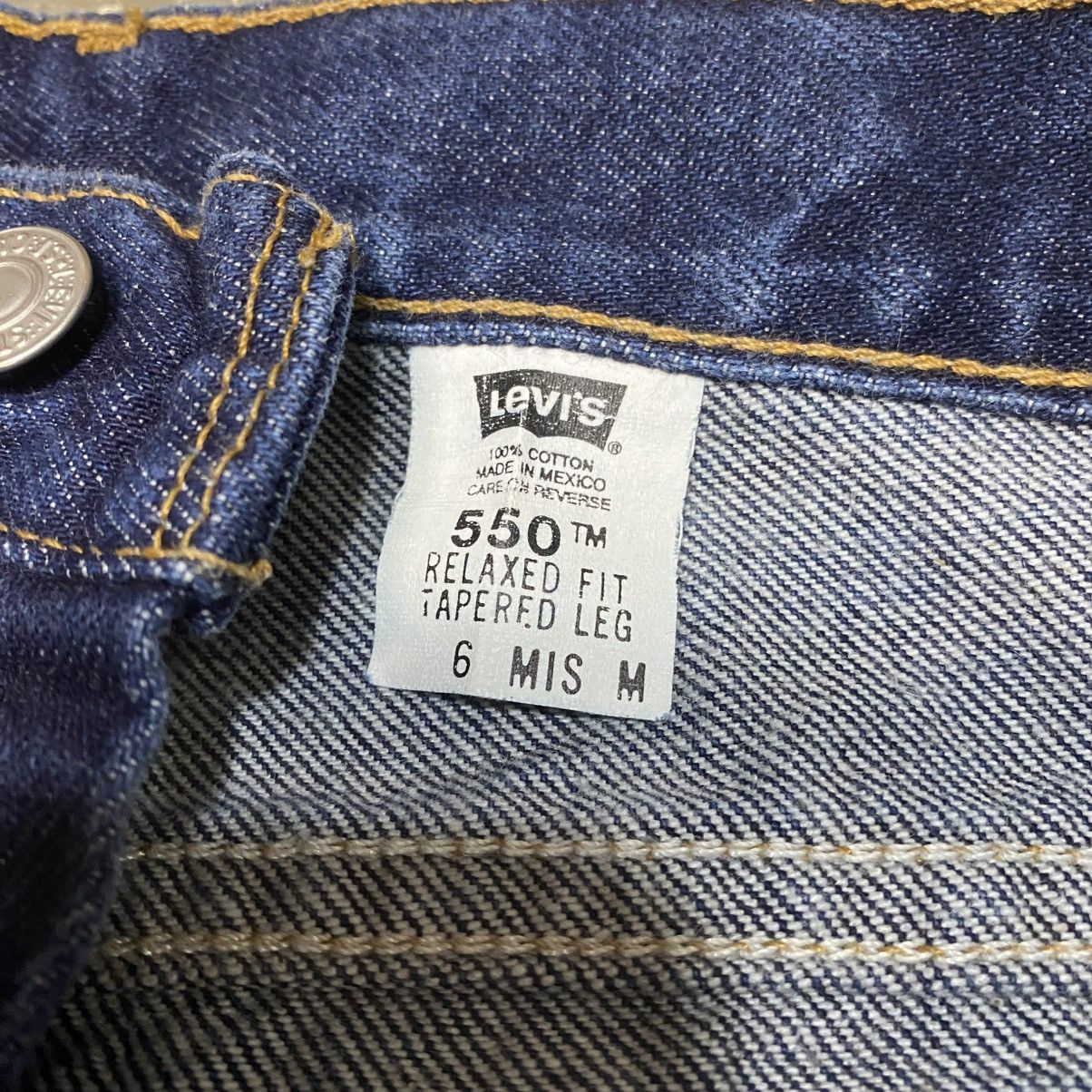 Japanese Brand × Levi's × Vintage Vintage Levi’s 550 Relaxed Fit Denim Jeans Mexico 90s Size US 27 - 3 Thumbnail