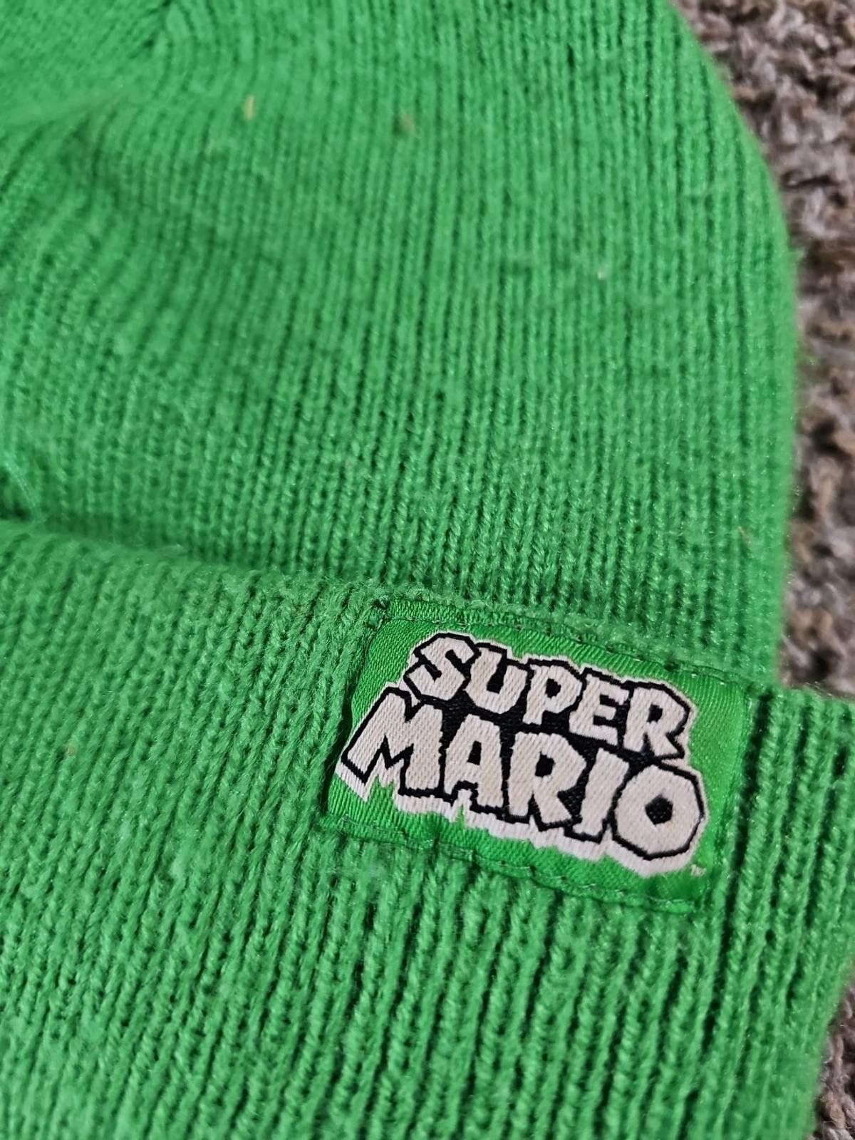 Nintendo Super Mario Luigi Green Winter Stocking Hat Beanie Poof Pom Size ONE SIZE - 5 Thumbnail