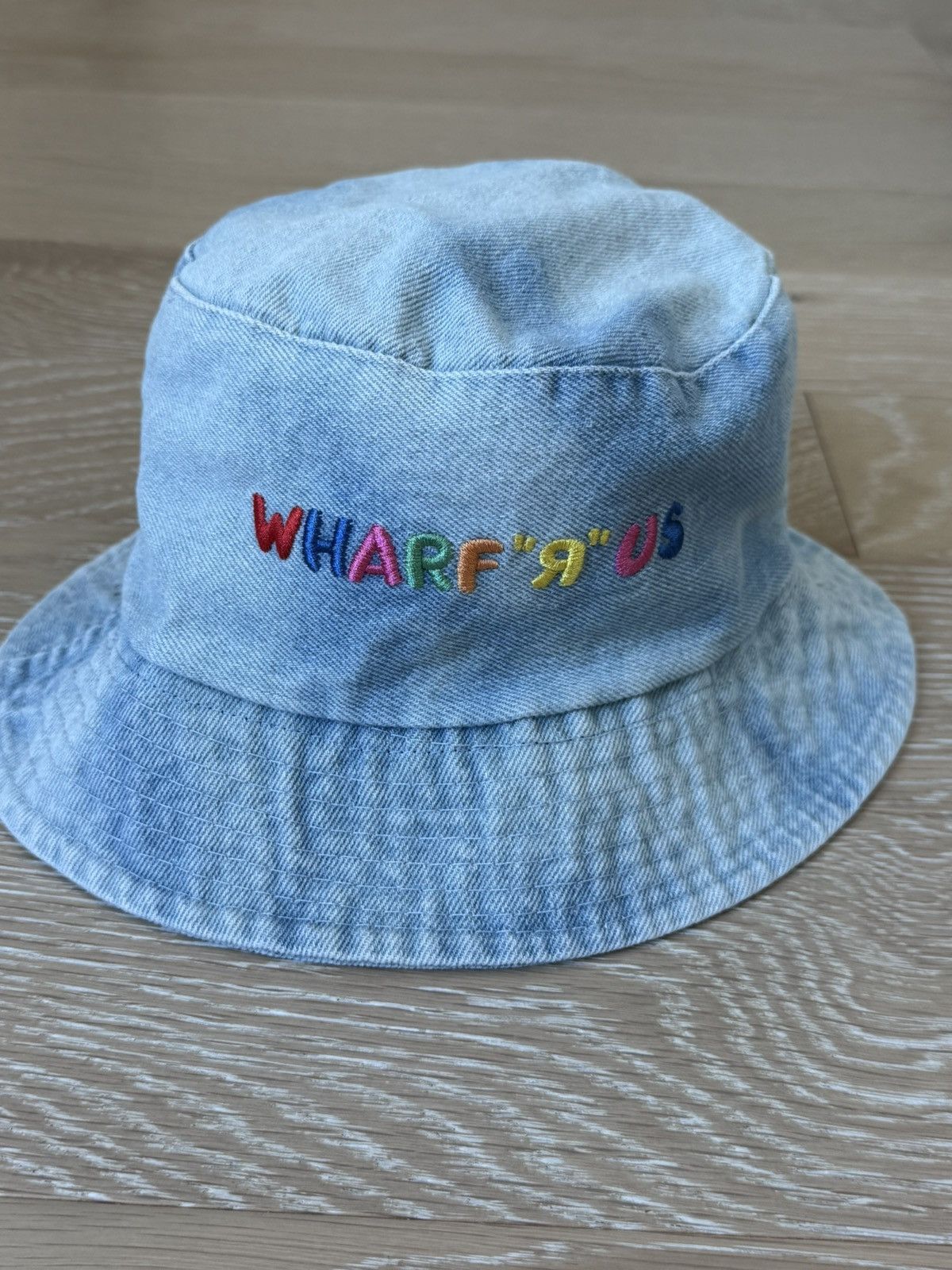 Other Y2K 90s denim Wharf R Us bucket hat Size ONE SIZE - 6 Thumbnail