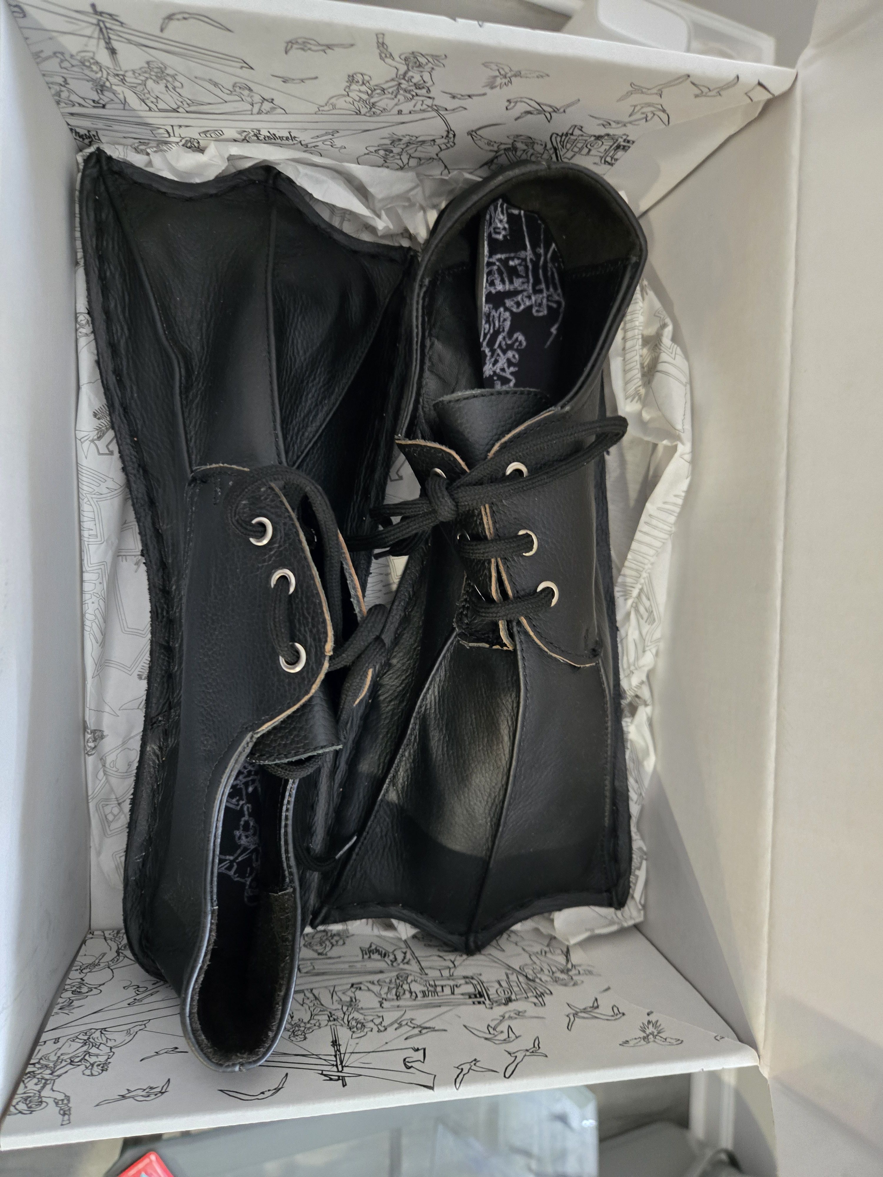 Other Fishing for Scale Duck Oxfords Size US 12 / EU 45 - 6 Thumbnail