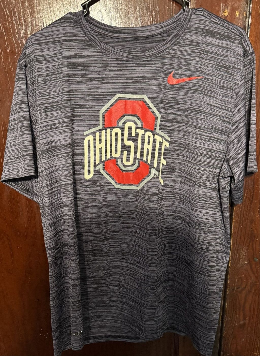 Nike Ohio State Buckeyes Nike men’s size XL Gray Dri-Fit t-shirt Size US XL / EU 56 / 4 - 1 Thumbnail