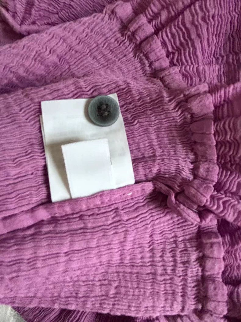Issey Miyake Issey Miyake size:one size Pink crepe long-sleeved cardiga Size S / US 4 / IT 40 - 7 Thumbnail