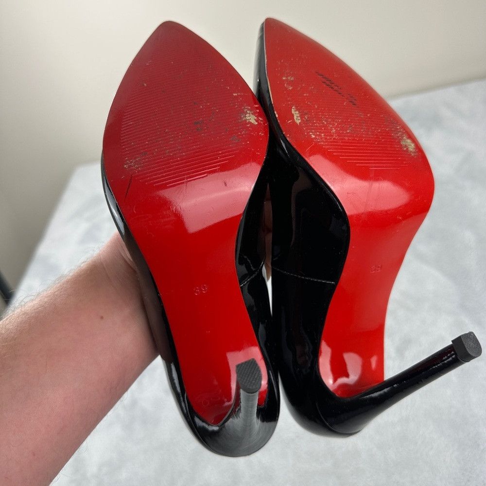 Jimmy Choo Jimmy Choo Black Pointed Toe Heels Women’s Size 39 EU Size US 8 / IT 38 - 7 Thumbnail