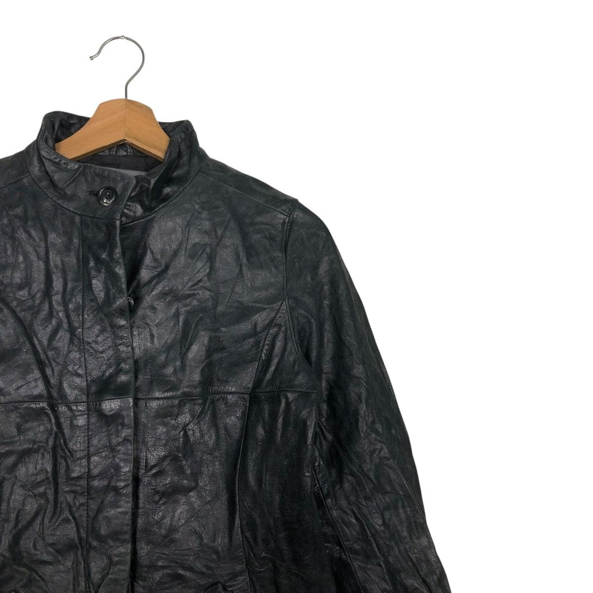 Japanese Brand 🔥VINTAGE BIKER SOFT LEATHER JACKET OZOC ISSEY MIYAKE Size US S / EU 44-46 / 1 - 8 Thumbnail