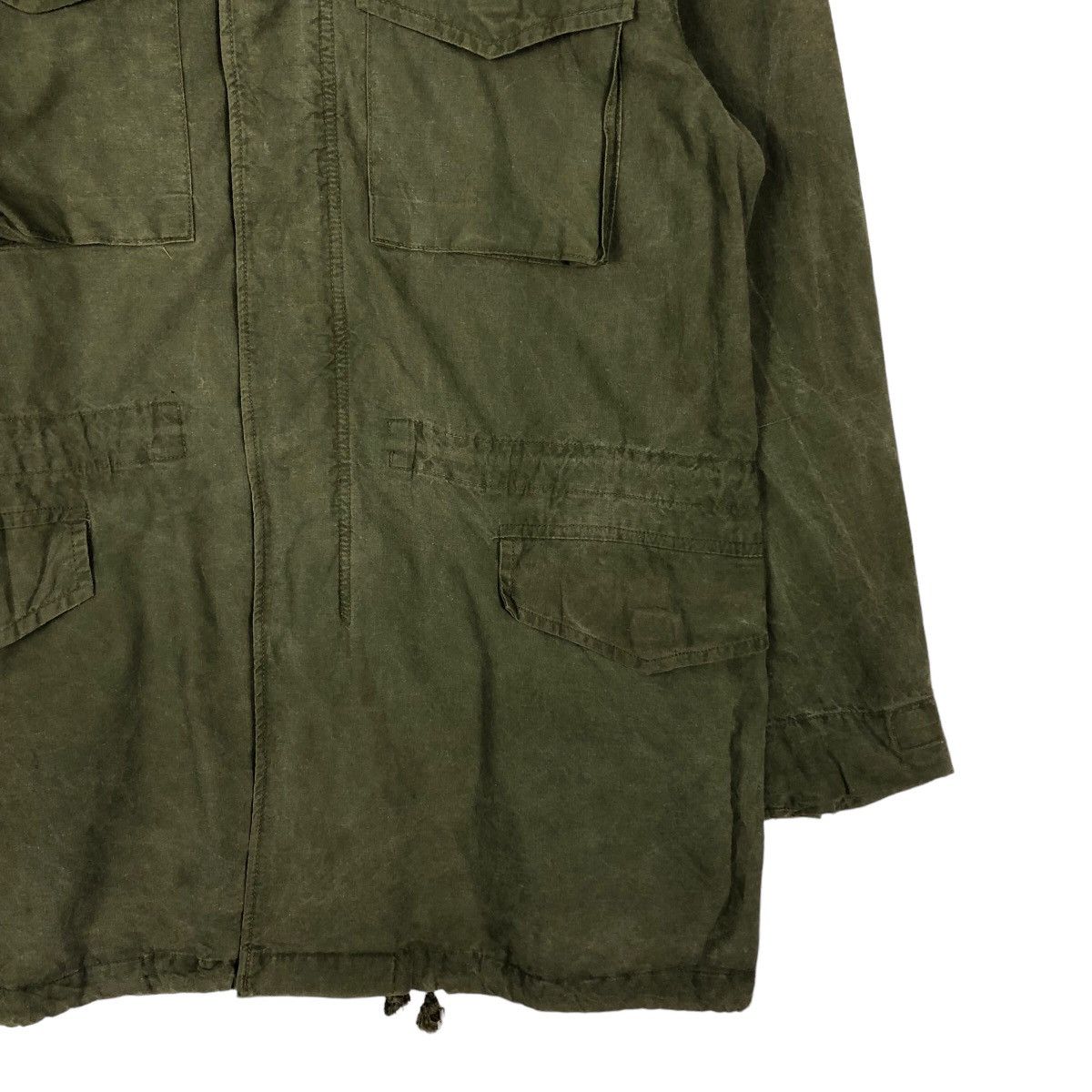 Japanese Brand 🔥Vintage Chore Biker Jacket Military Cargo Pockets Size US L / EU 52-54 / 3 - 5 Thumbnail