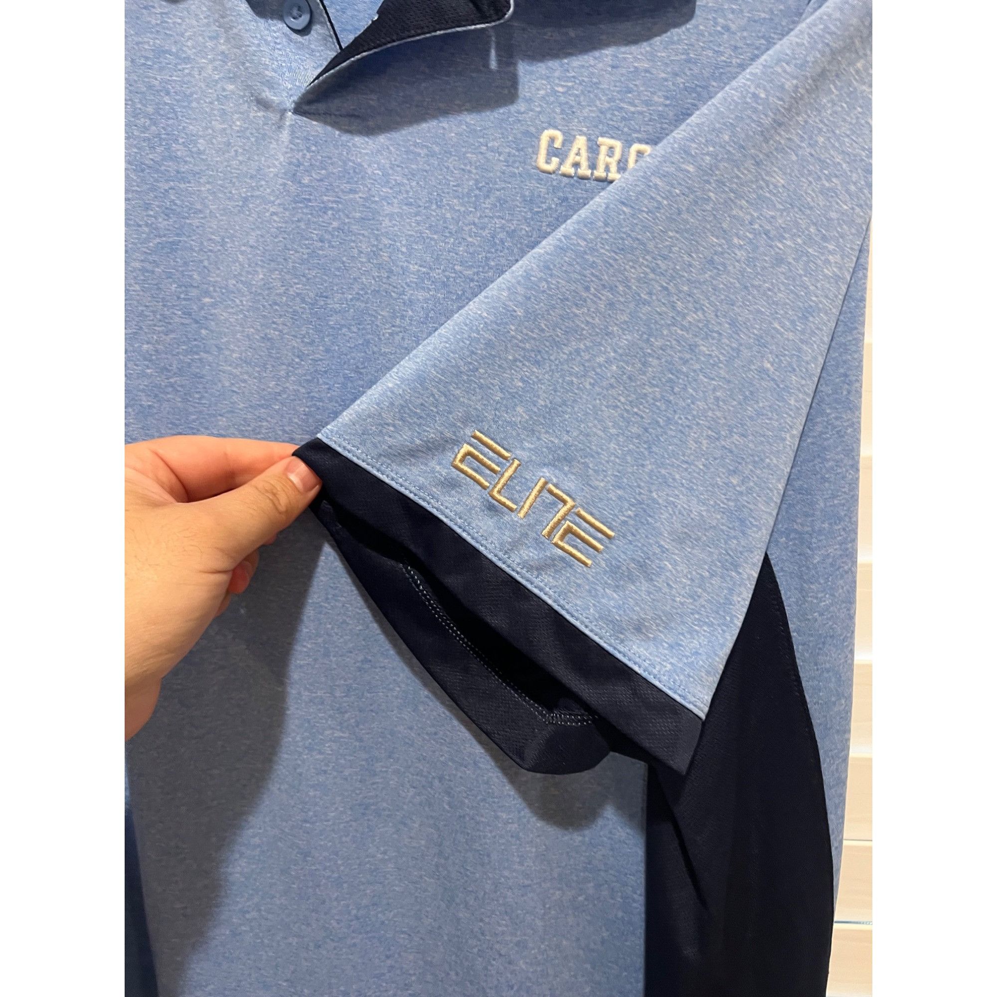 Nike Nike Air Jordan Elite North Carolina Polo Shirt - Size XXL Size US XXL / EU 58 / 5 - 3 Thumbnail