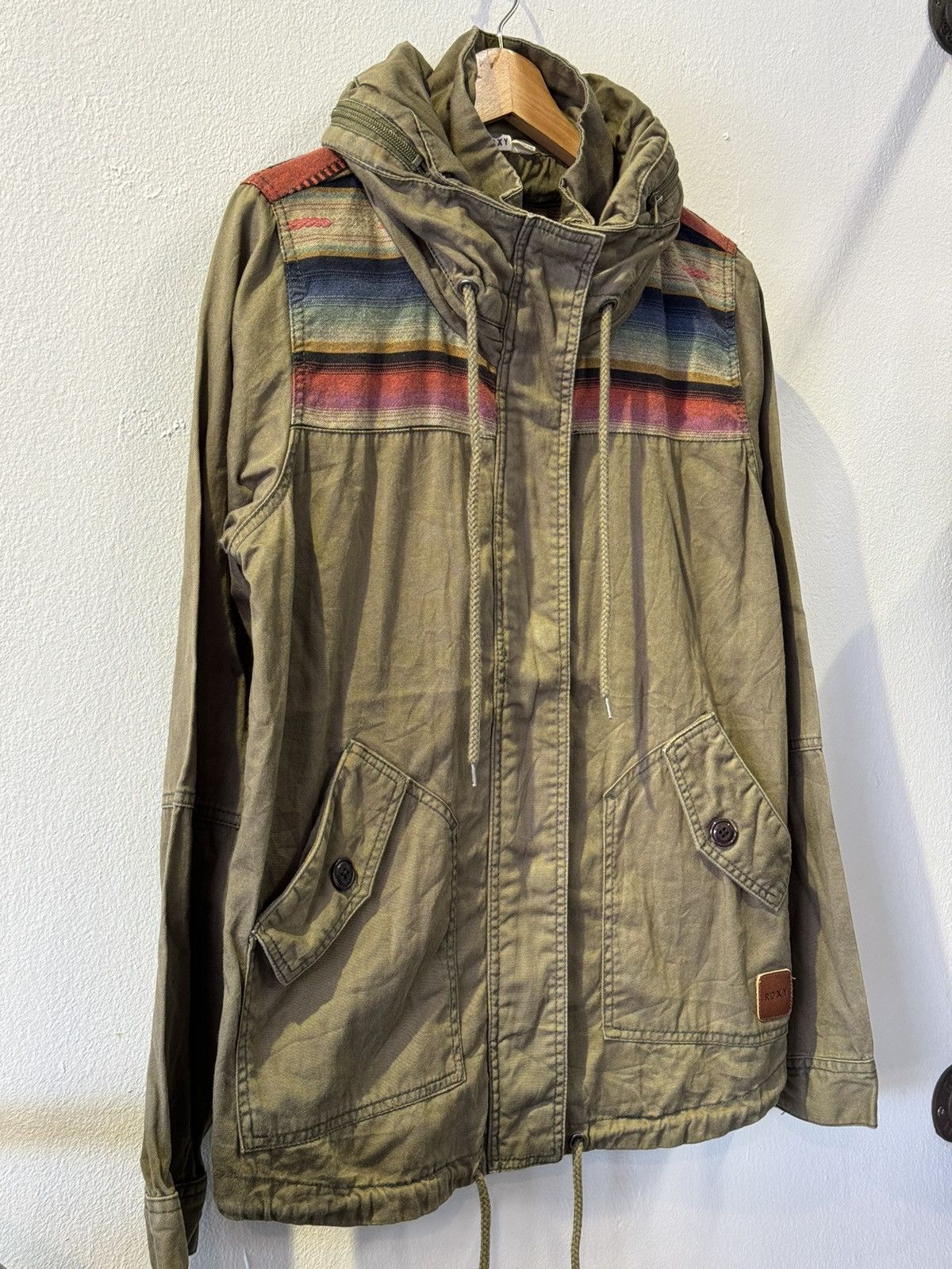 Tornado Mart Vintage Roxy Bono Jacket Goa Hoodies Jacket Size US L / EU 52-54 / 3 - 3 Thumbnail