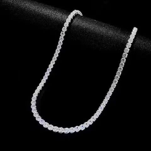 Other HipHop Rhinestone Tennis Chain Necklace Size ONE SIZE - 2 Thumbnail