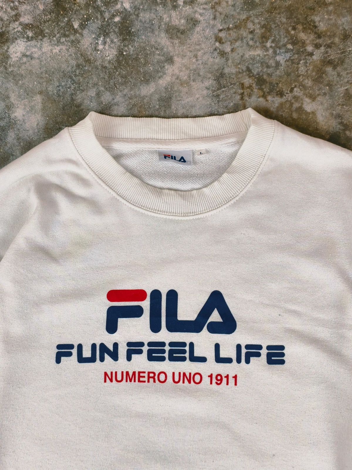 Fila × Vintage Fila Sweatshirt Size US L / EU 52-54 / 3 - 3 Thumbnail