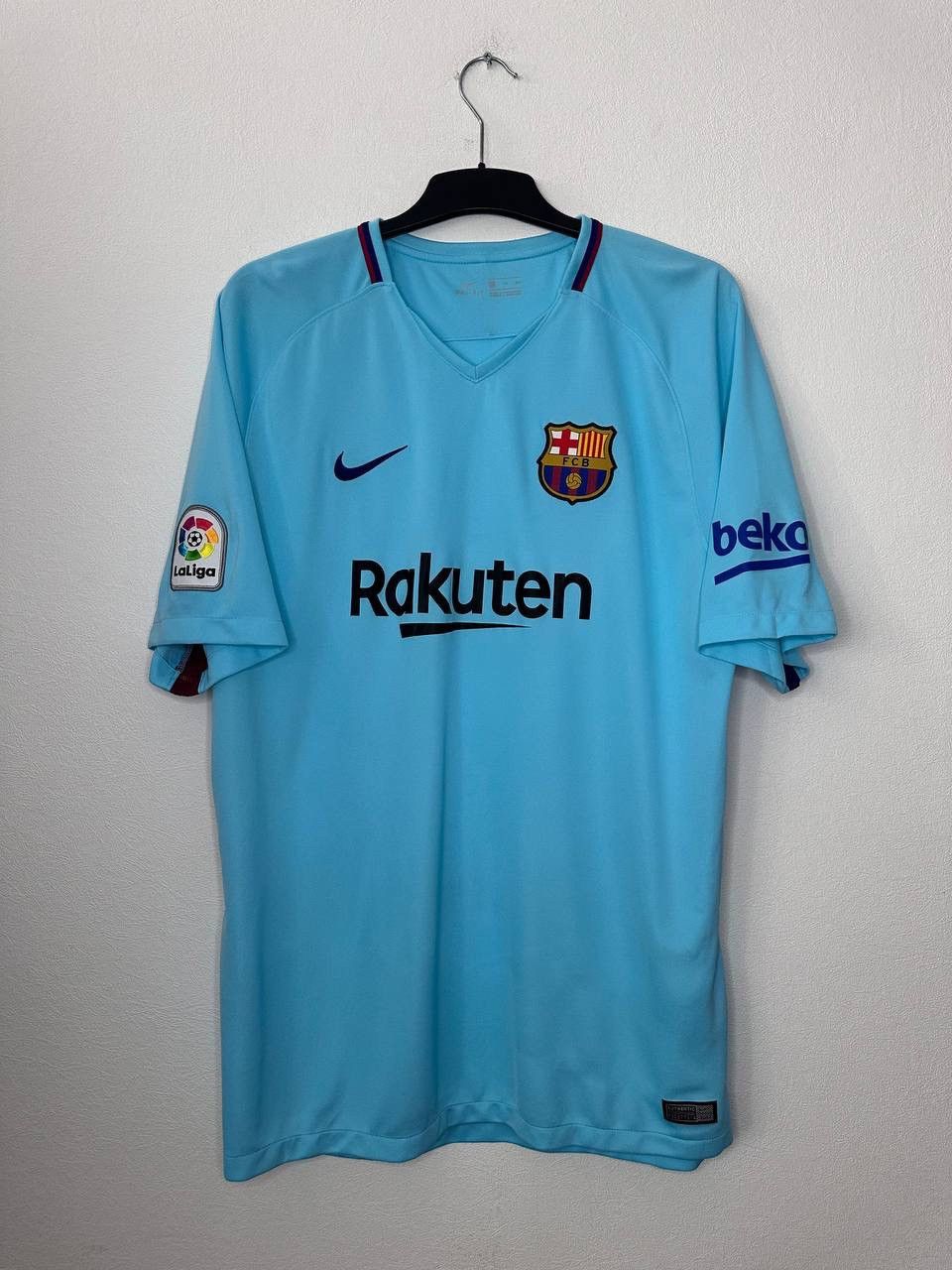 Nike Nike FC Barcelona Away Jersey 2017/18 Blue Rakuten Size XXL Size US XXL / EU 58 / 5 - 2 Thumbnail
