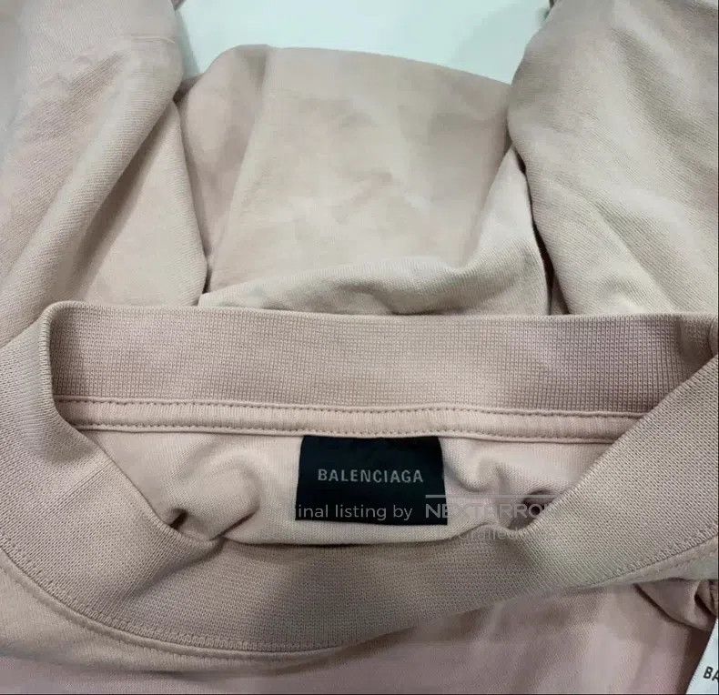Balenciaga Balenciaga Pink Embroidered Logo Short Sleeve T-Shirt Size US M / EU 48-50 / 2 - 3 Thumbnail