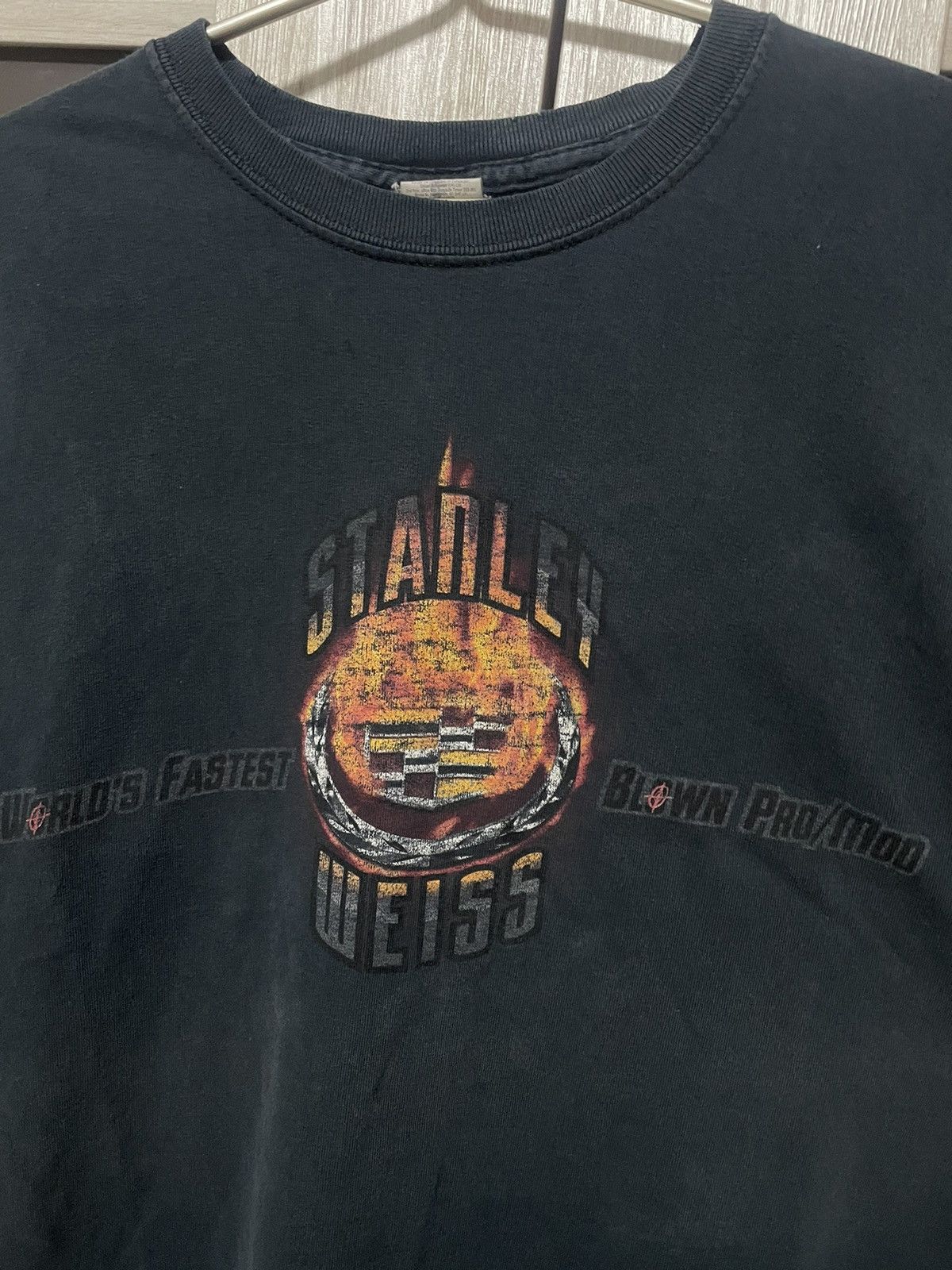 Vintage Vintage John Stanley & Weiss Drag Racing Cadillac T Shirt Size US L / EU 52-54 / 3 - 11 Thumbnail