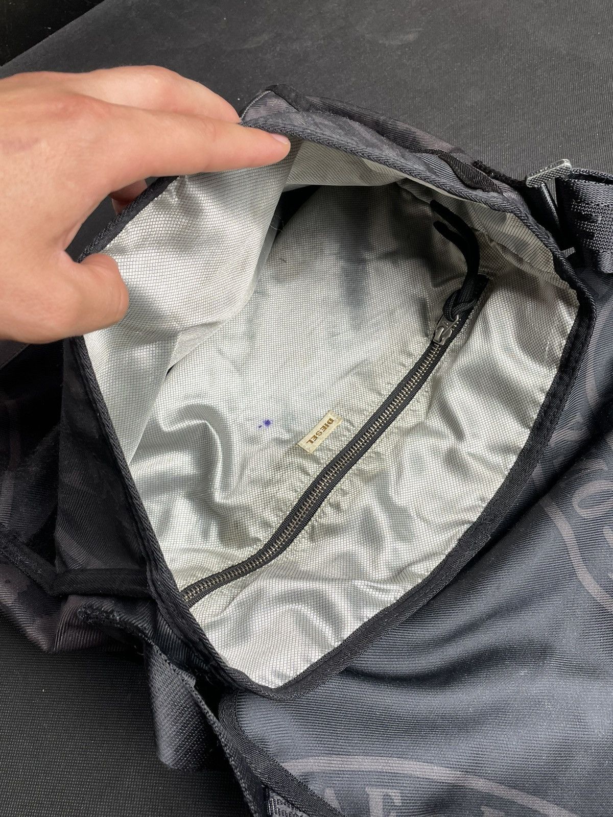 Vintage y2k Diesel Messenger Sling Bag