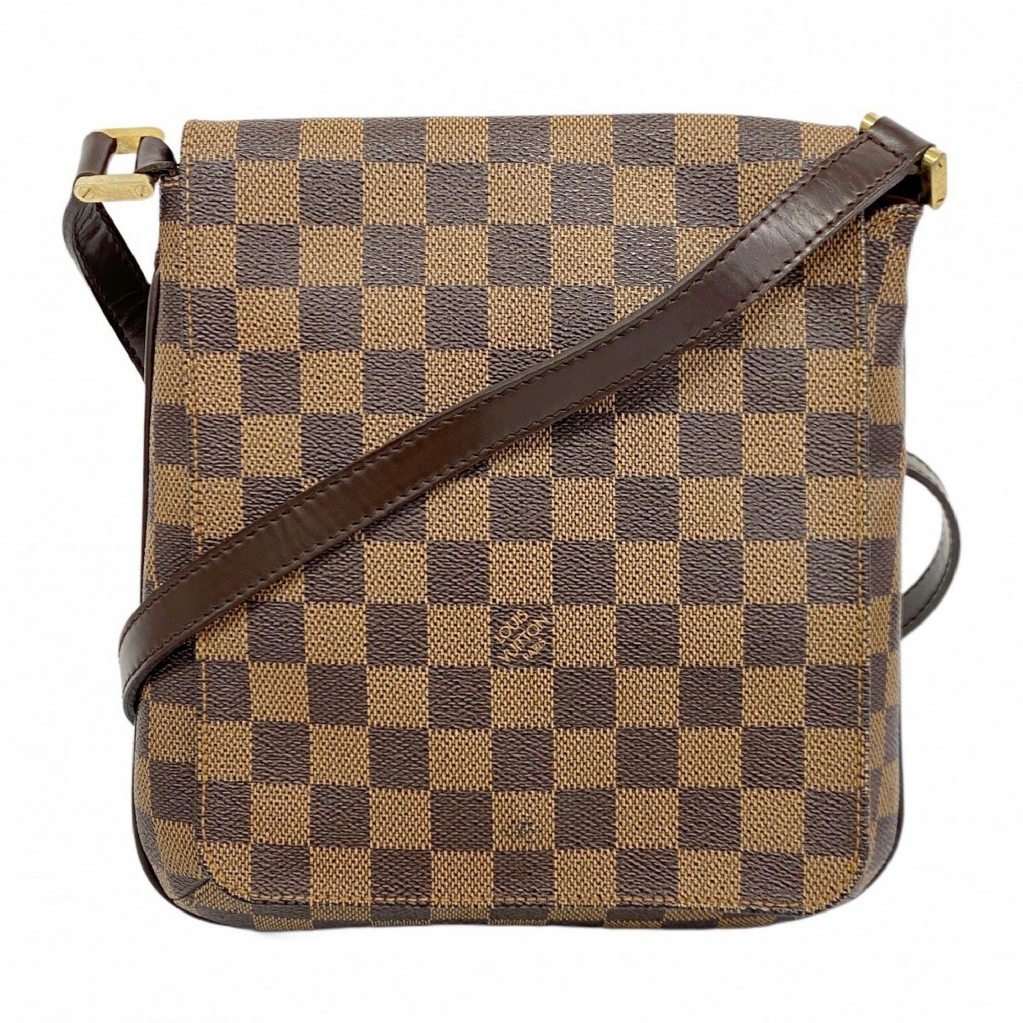 Louis Vuitton Shoulder Bag Damier Musette Salsa Long N51300 Ebene Ladies, Women's