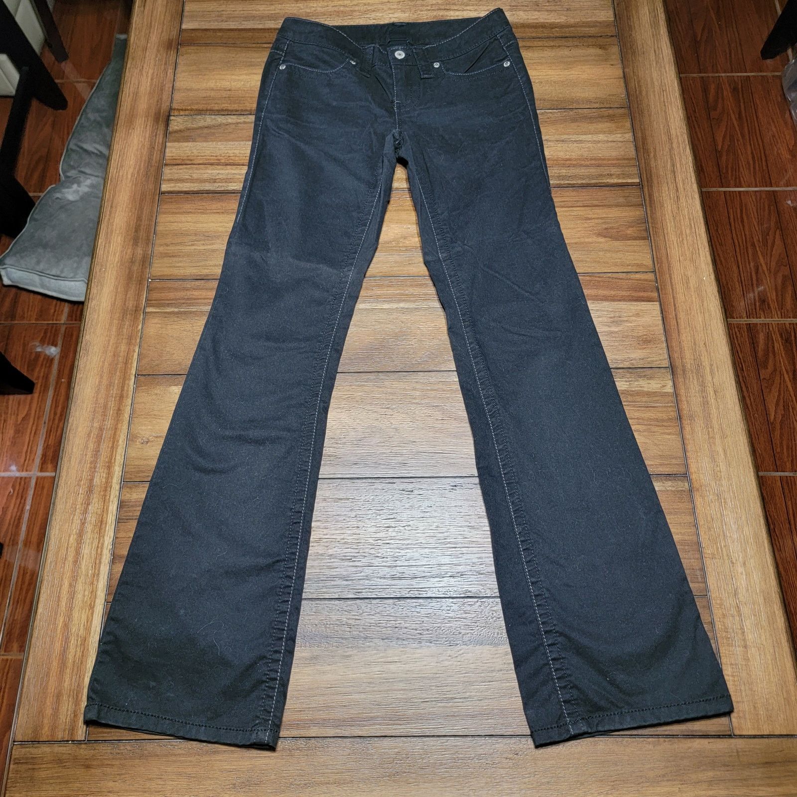 Other London Jean Black Boot-Cut Denim Jeans - Size 0 Size 25" / US 0 / IT 36 - 1 Thumbnail