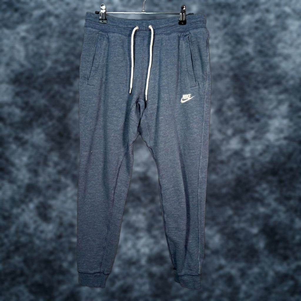 Nike Nike Mens Sweatpants Jogger Size Small Blue 100% Cotton Tapered Leg Pants Size US 29 - 1 Thumbnail
