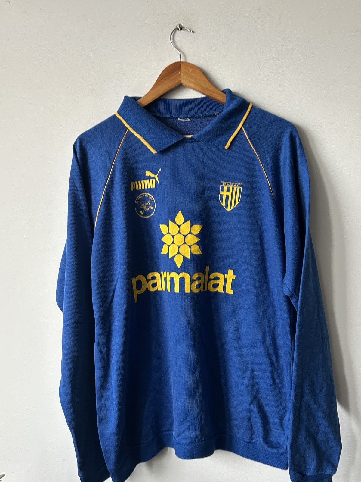 Puma × Vintage Very Rare Vintage Puma 1996/1997 Parma Training Jersey Size US L / EU 52-54 / 3 - 2 Thumbnail