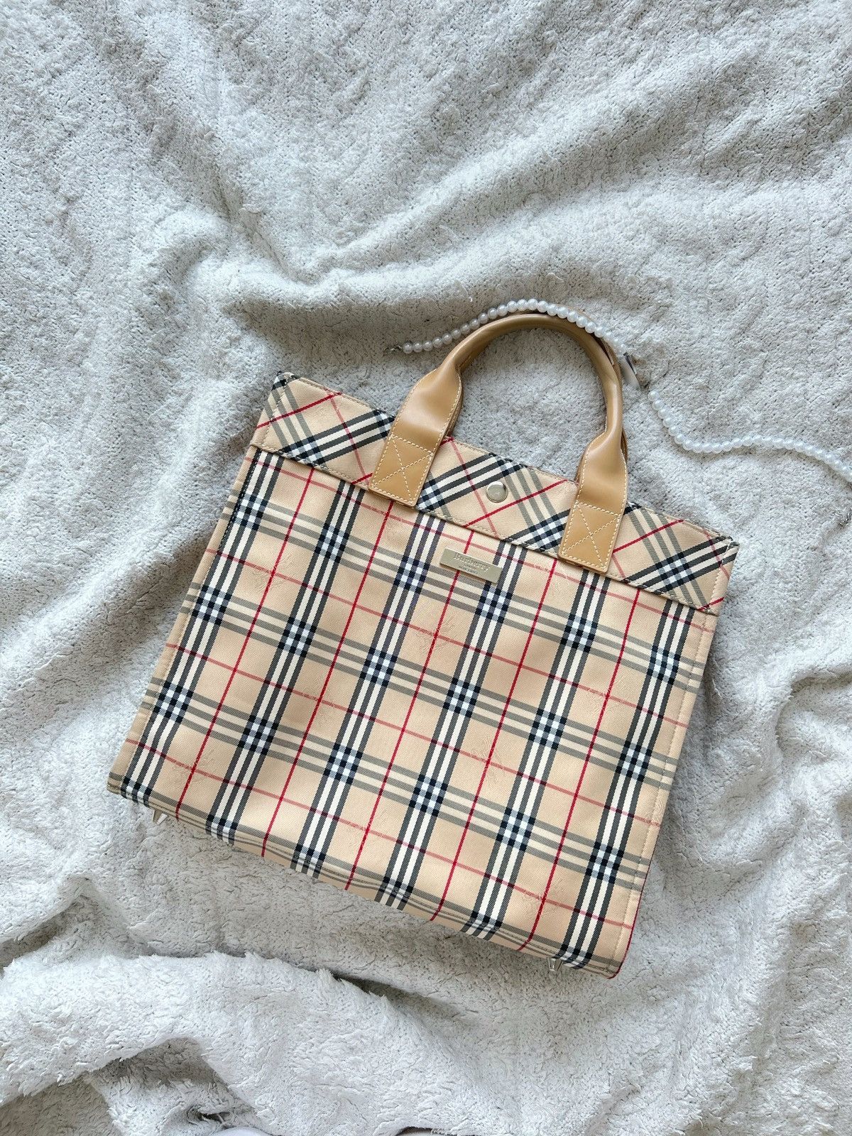 Burberry Vintage tote bag blue label Burberry Size ONE SIZE - 1 Thumbnail