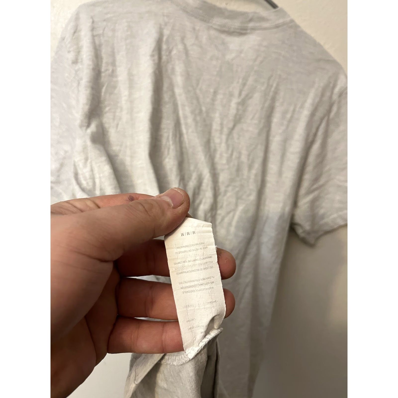 Dickies Dickies T-Shirt Mens Short Sleeve Crew Neck Pocket Gray Solid Oatmeal Medium Size US M / EU 48-50 / 2 - 3 Thumbnail