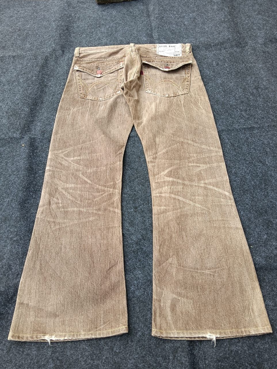 Edwin EDWIN Flare Faded – Rare Brown Shade | Made in Japan 🇯🇵 Size US 34 / EU 50 - 2 Thumbnail