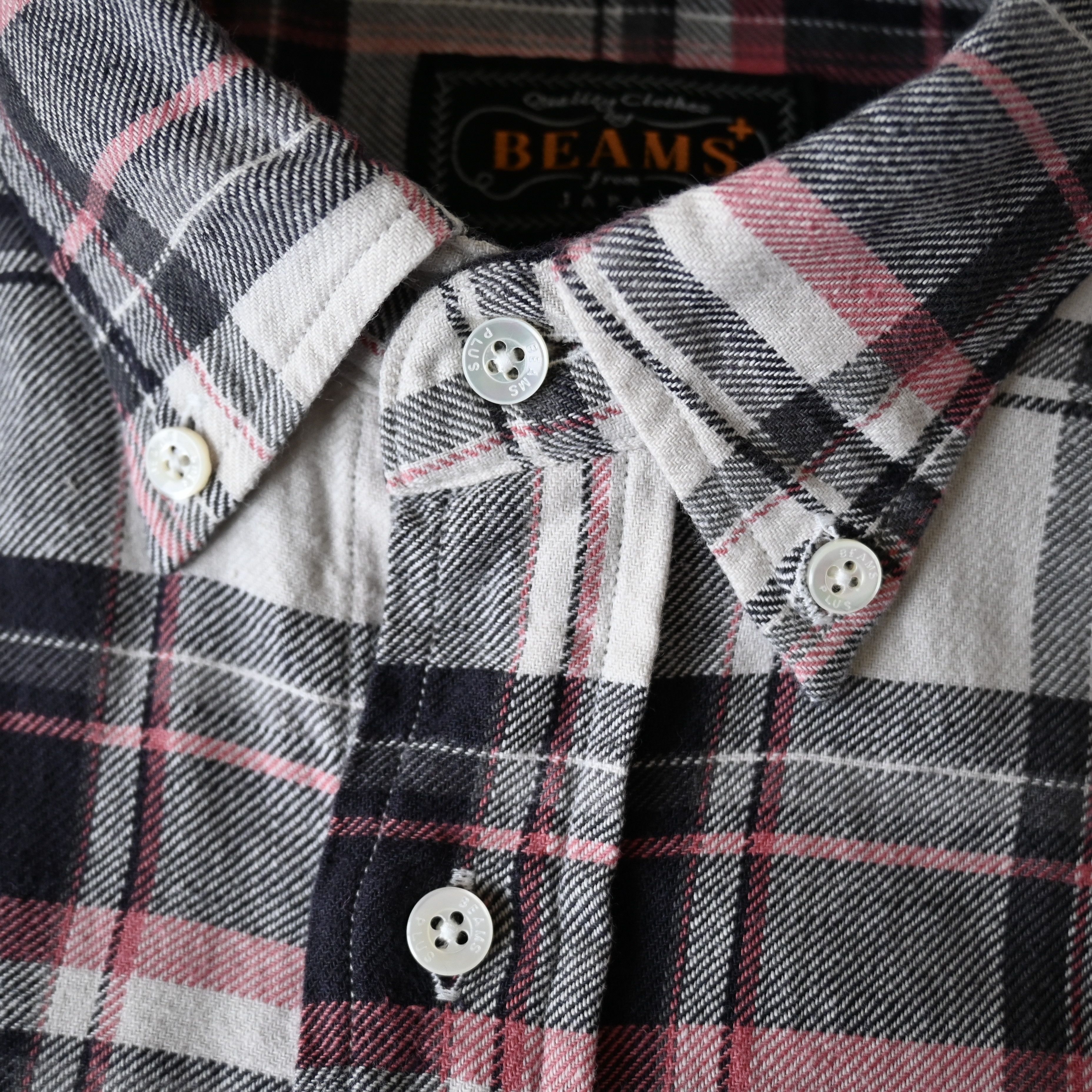 Beams Plus BEAMS Plus 85/15 cotton linen plaid shirt made in Japan Size US M / EU 48-50 / 2 - 10 Thumbnail