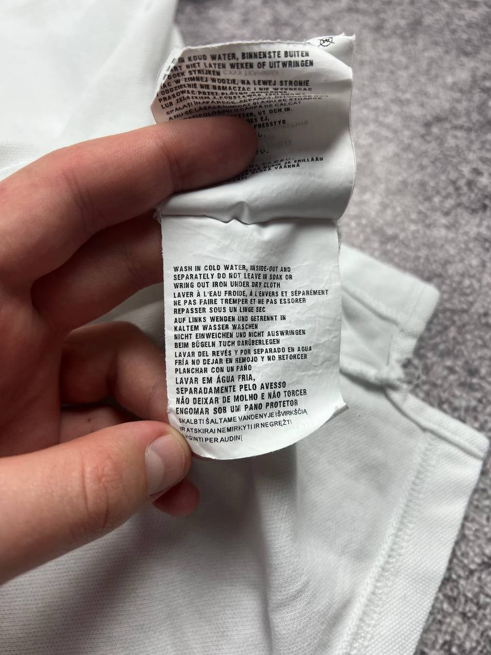 Prada Prada Polo White Tab T-Shirt Luxury Size US L / EU 52-54 / 3 - 17 Thumbnail
