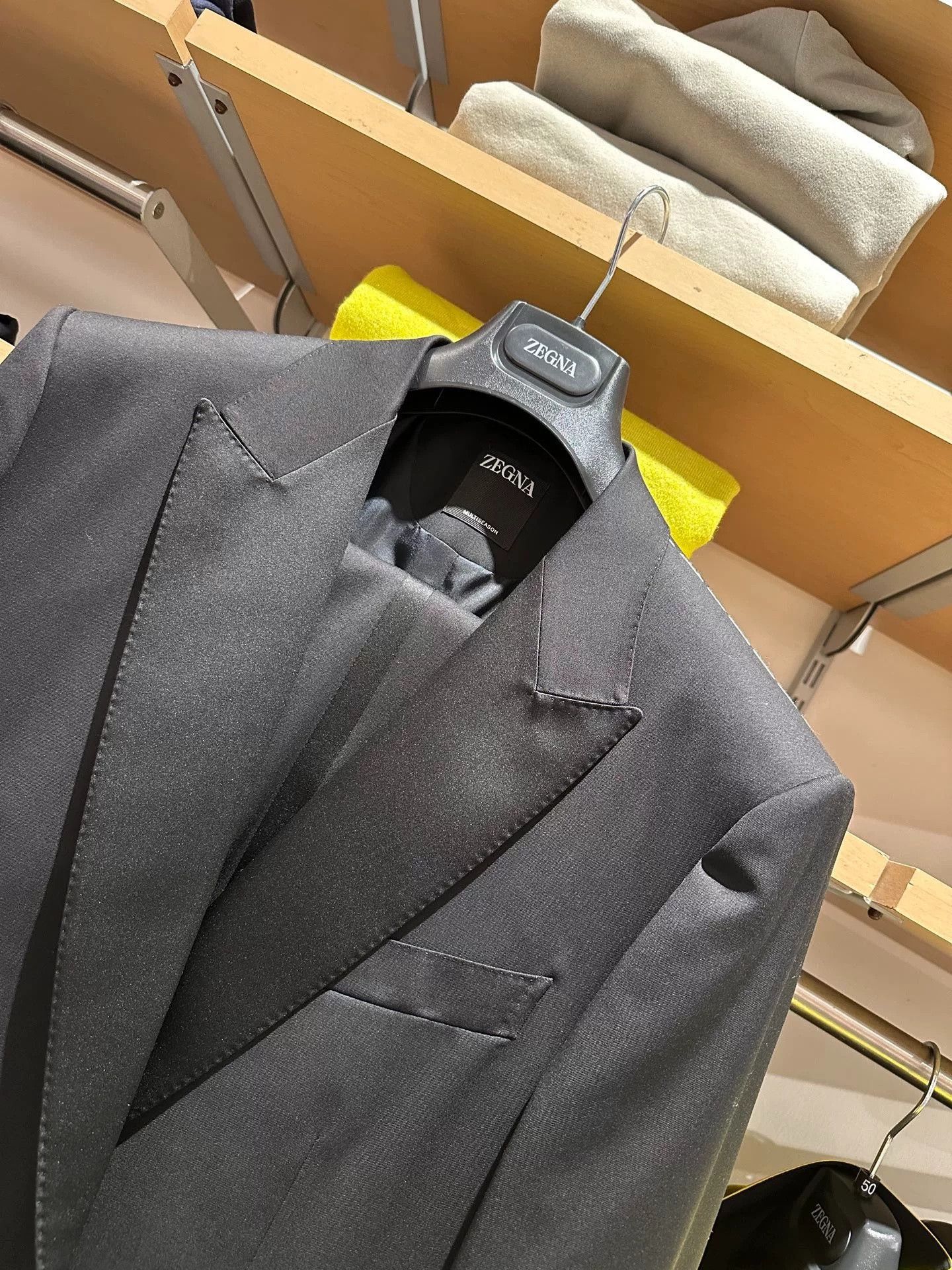 Ermenegildo Zegna Zegna Black Wool Men’s Suit Set Size US L / EU 52-54 / 3 - 2 Thumbnail