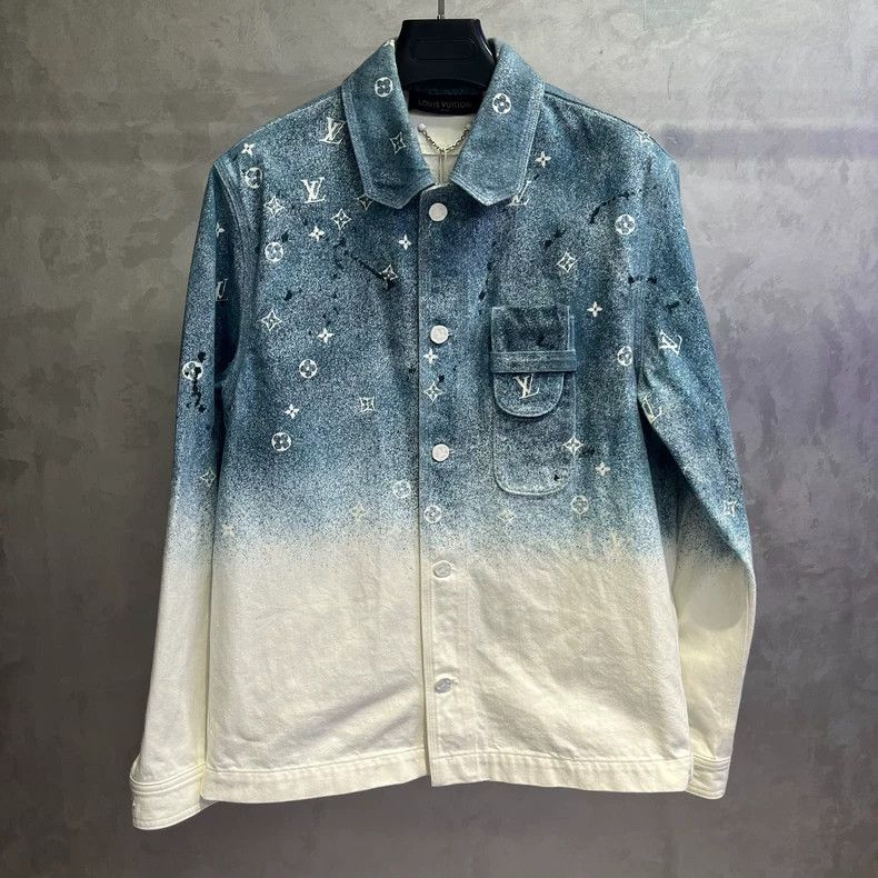 Louis Vuitton louis vuitton Blue starry sky gradient full-print logo deni Size US S / EU 44-46 / 1 - 1 Thumbnail