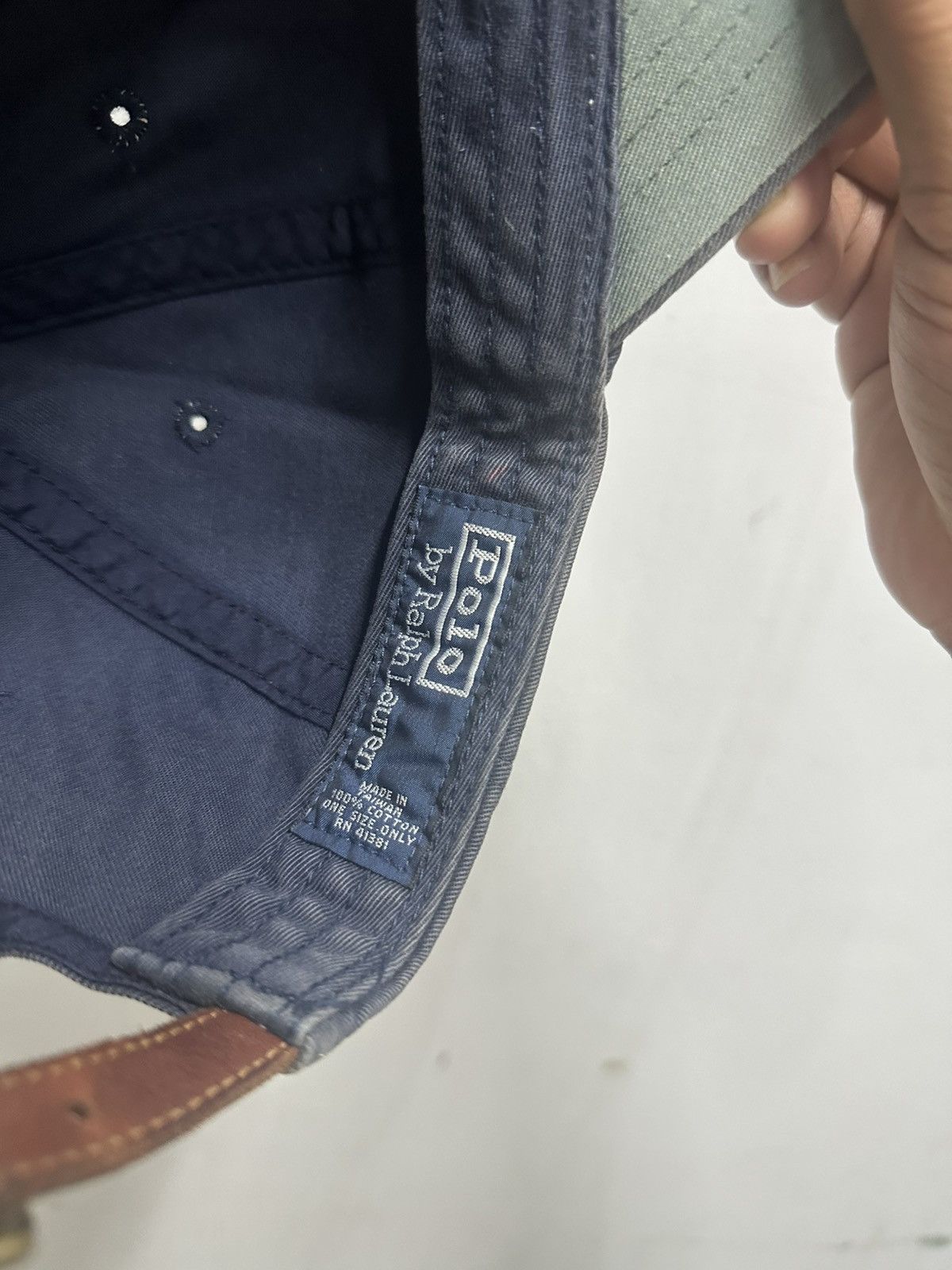 Polo Ralph Lauren VTG Faded Polo Ralph Lauren Cap Size ONE SIZE - 5 Thumbnail