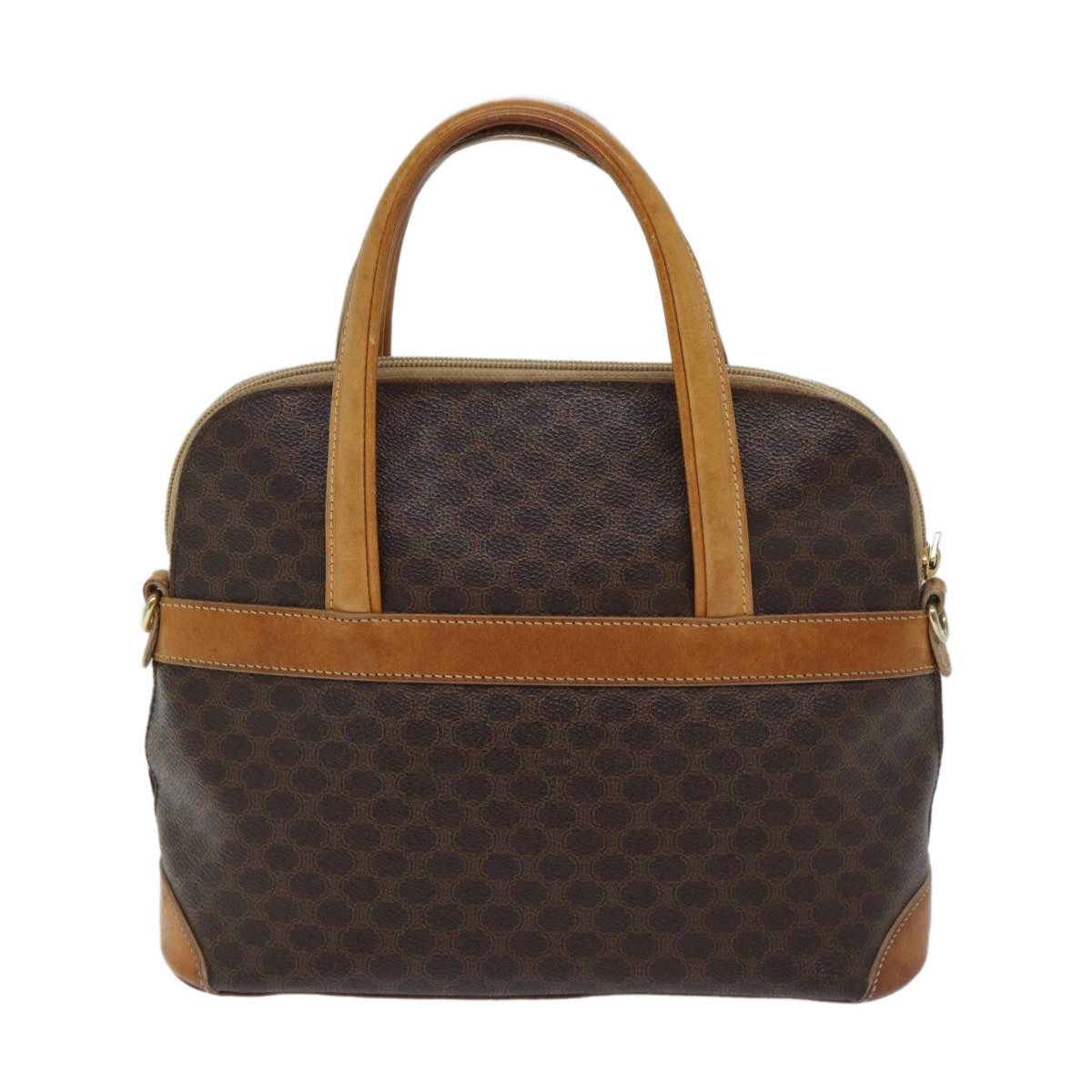 Celine CELINE Macadam Canvas Hand Bag Pvc Brown Size ONE SIZE - 2 Thumbnail