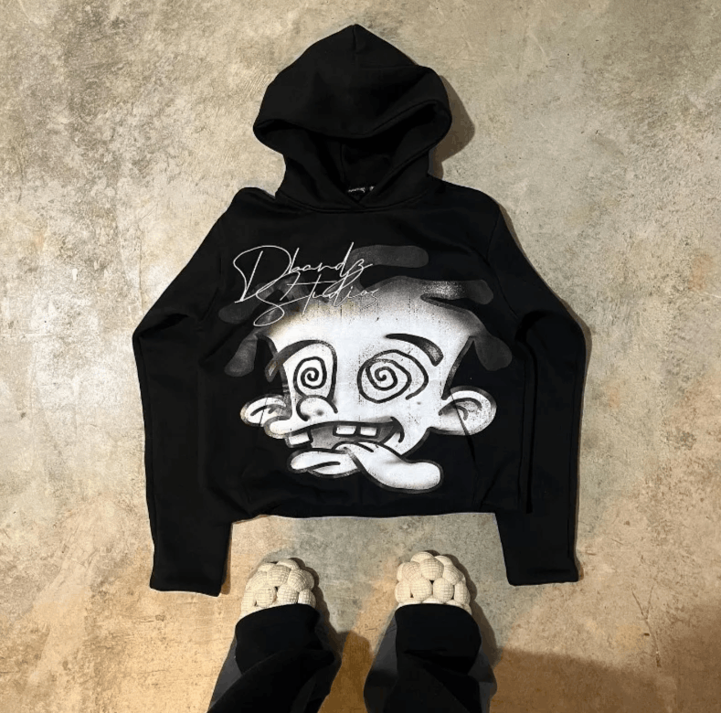 Vision Streetwear letter print hoodie male y2k Size US M / EU 48-50 / 2 - 3 Thumbnail