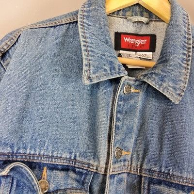 Wrangler Wrangler HERO Blue Denim Trucker Jacket Size Large Size US L / EU 52-54 / 3 - 8 Thumbnail